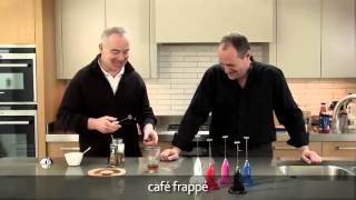 How to make a frappé coffee using an aerolatte milk frother [upl. by Halfdan]