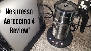 Nespresso Aeroccino 4 Milk Frother Review  Worth upgrading from the Aeroccino 3 [upl. by Erodroeht973]