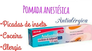 Resenha PomadaAndantol Gel [upl. by Annair]