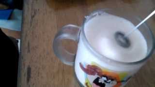 Aerolatte Review Frothing Cold Milk In Under 1 Minute [upl. by Erena]