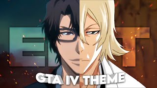 Aizen x Urahara  GTA IV Theme Edit [upl. by Inittirb419]